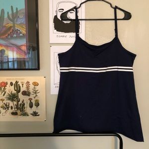 Blue & White Mini Dress